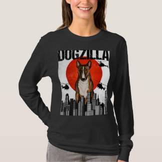 Funny Vintag Japanischer Dogzilla Miniatur Bull Te T-Shirt
