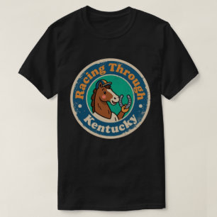 Funny Vintag Kentucky Racing Retro T-Shirt