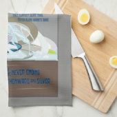 Funny Vintag Kitchen Reisedesign Geschirrtuch (Viertel Falte)