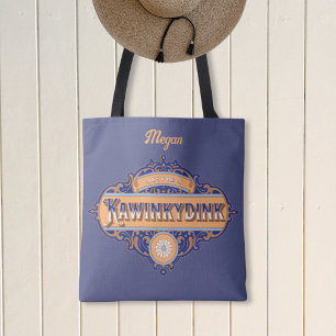 Funny Vintag Lila "Must be a Kawinkydink" Tasche