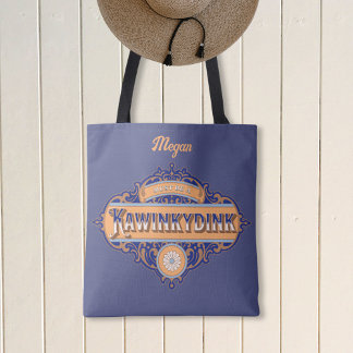 Funny Vintag Lila "Must be a Kawinkydink" Tasche