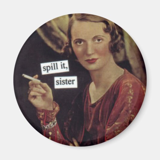 Funny Vintag Magnet (Vorne)