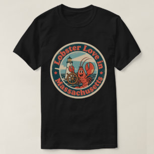Funny Vintag Massachusetts Humster Leuchtturm T-Shirt