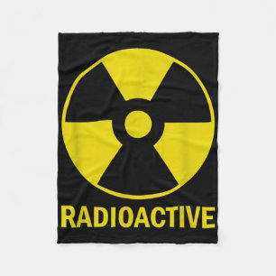 Funny Vintag Nostalgic Radioactive Nuklear War Sy Fleecedecke