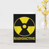 Funny Vintag Nostalgic Radioactive Nuklear War Sy Karte (Gelbe Blume)