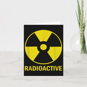 Funny Vintag Nostalgic Radioactive Nuklear War Sy Karte