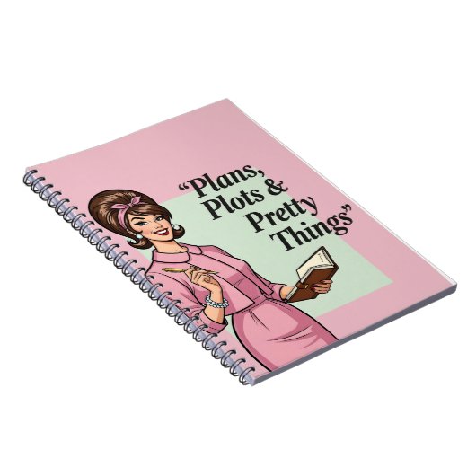 Funny Vintag Notebook - Retro Feminist Notizblock (Rechte Seite)