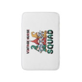 Funny Vintag Nurse Squad Nursing Gnomes Badematte (Vorderseite Vertikal)