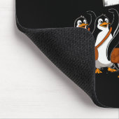 Funny Vintag Resist Penguin Activism Graphic Desi Mousepad (Ecke)
