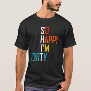 Funny Vintag Retro 40. Geburtstag 1979 40 Jahre O T-Shirt