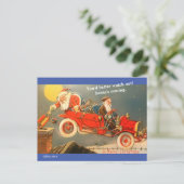 Funny Vintag Santa Claus Weihnachten 1910 Postkarte (Stehend Vorderseite)