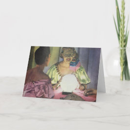 Funny Vintag Sinti und Roma Fortune Teller Seance Karte