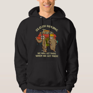 Funny Vintag Sloth Wanderteam Sloth Hoodie