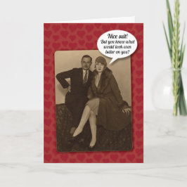 Funny Vintag Suggestive Valentine's Day Card Feiertagskarte