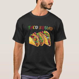 Funny Vintag Taco Squad mexikanische Food Lover T-Shirt