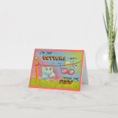 Funny Vintag Talking Bekleidung Note Card Karte (Vorderseite)