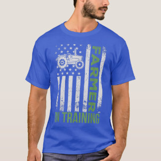 Funny Vintag Tractor Idealer Bauer für das Trainin T-Shirt