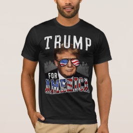 Funny Vintag USA Sonnenbrille Donald Trump T-Shirt