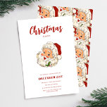 Funny Vintag Weihnachten Party Einladung<br><div class="desc">Funny Vintag Weihnachten Party Einladung</div>