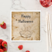 Funny Vintag Welcome Children Halloween-Party Serviette (Beispiel)