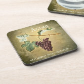 Funny Vintag Wine Untersetzer (Linke Seite)