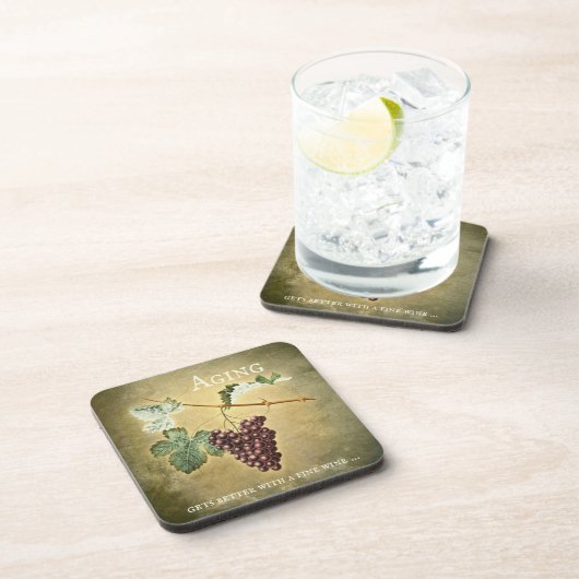 Funny Vintag Wine Untersetzer (Rechte Seite)