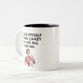 Funny Vintag Women Coffee Tasse (Vorderseite Links)