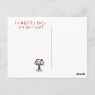 Funny Vintage Belated Postkarte