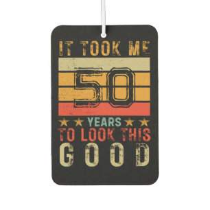 Funny Vintage custom number Geburtstag von Männern Autolufterfrischer