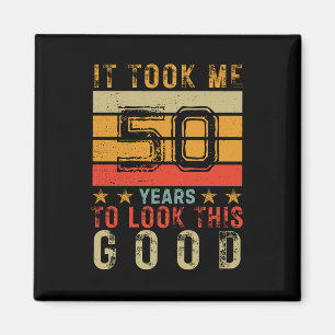 Funny Vintage custom number Geburtstag von Männern Magnet