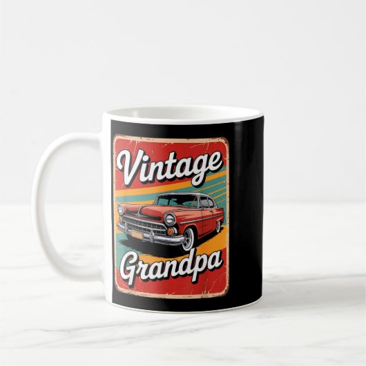 Funny Vintage Grandpa Kaffeetasse (Links)