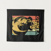 Funny Vintage Guinea Wandteppich (Vorderseite (Horizontal))