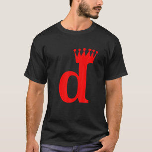 Funny Vintage Hauptstadt Letter D - D Alpi Men Wom T-Shirt
