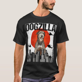 Funny Vintage Japanese Dogzilla Irish Wolfhound gi T-Shirt