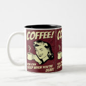 Funny Vintage Kaffeedesign Tasse (Links)