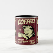 Funny Vintage Kaffeedesign Tasse (Mittel)
