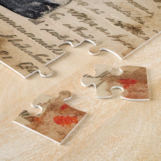 Funny Vintage Schreibmaschine Puzzle (Seite)