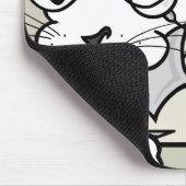 FUNNY VINTAGE STYLE CAT MOUSE PAD MOUSEPAD (Ecke)