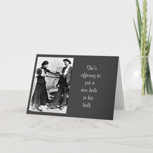 Funny Vintages Foto Gewicht Kontrolle Geburtstag S Karte (Vorderseite)