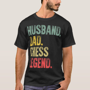 Funny Vintages Geschenk Handband Vater Schach Lege T-Shirt