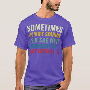 Funny Vinyl Lover Husband Vinyl Platten T-Shirt