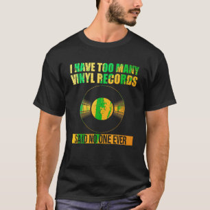 Funny Vinyl Record Design Men Rekord Lover C T-Shirt