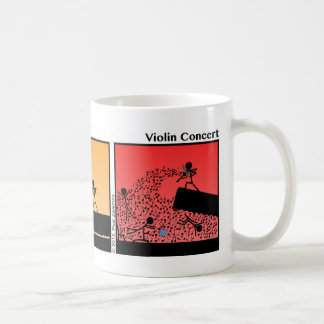 Funny Violin Concert Stickman Tasse - 113