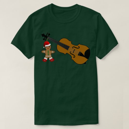 Funny Violinis Christmas Violin Player Musician S T-Shirt (Design vorne)
