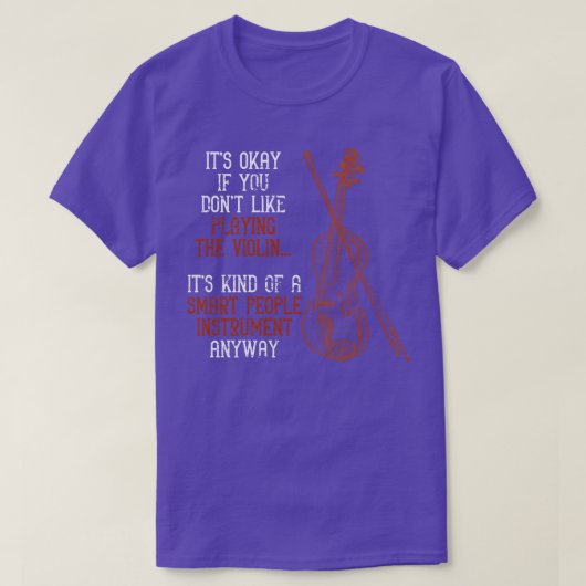 Funny Violinist Gabe Violin T-Shirt (Design vorne)