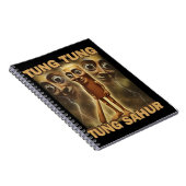 Funny Viral-Style Cartoon | Meme Aesthetic Art Notizblock (Rechte Seite)