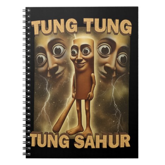 Funny Viral-Style Cartoon | Meme Aesthetic Art Notizblock (Vorderseite)