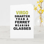 Funny Virgo Birthday Card Karte (Gelbe Blume)
