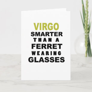 Funny Virgo Birthday Card Karte