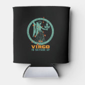 Funny Virgo Zodiac Star Signatur Astrologie Geburt Dosenkühler (Vorderseite)